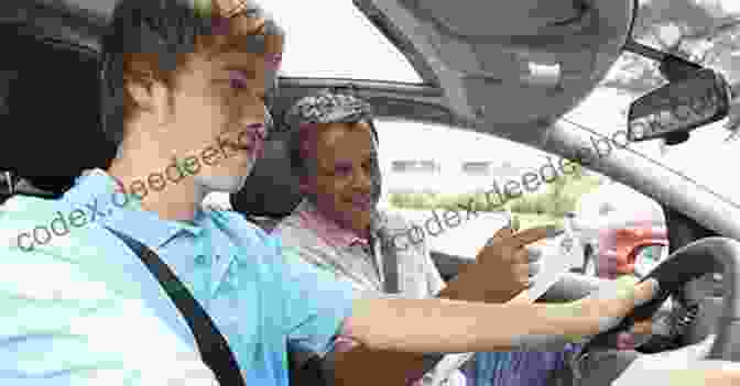A Driving Instructor Is Teaching A Student How To Drive. Beginner Driver S Guide: Driving Lessons And Learning To Drive