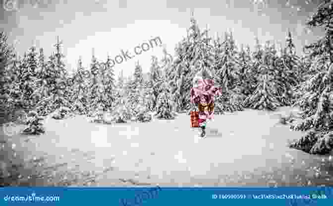 A Jolly, White Bearded Santa Claus Running Through A Snowy Forest The Runaway Santa: A Christmas Adventure Story