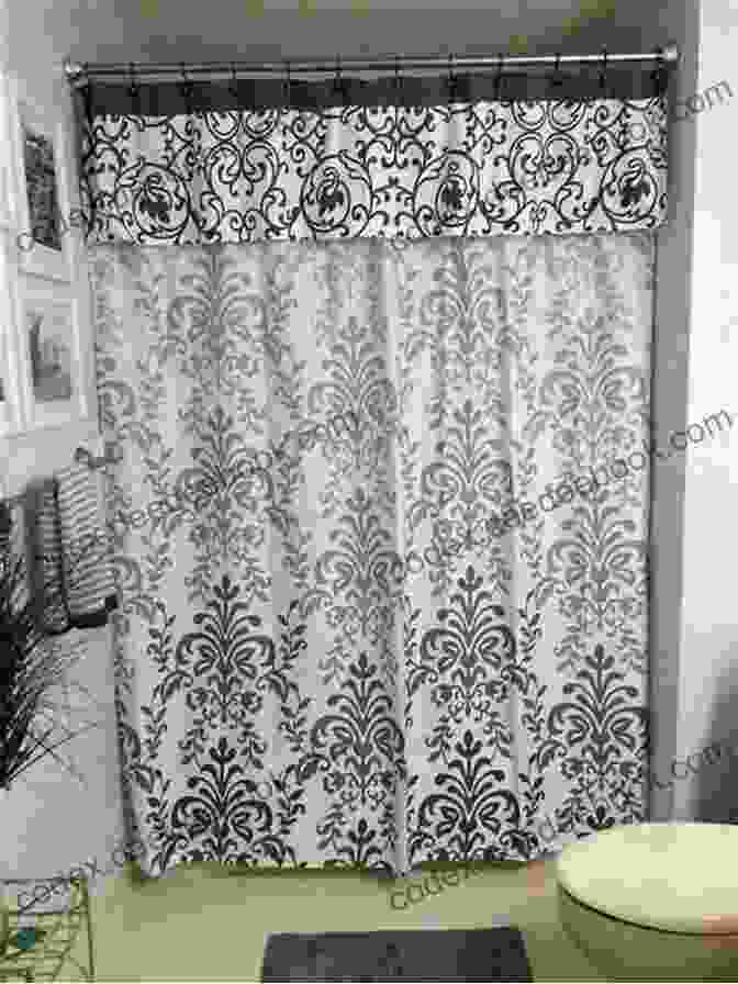 A Unique No Sew Shower Curtain Adds A Touch Of Personality To Your Bathroom. Arm Knitting: 30 No Needle Projects For You And Your Home