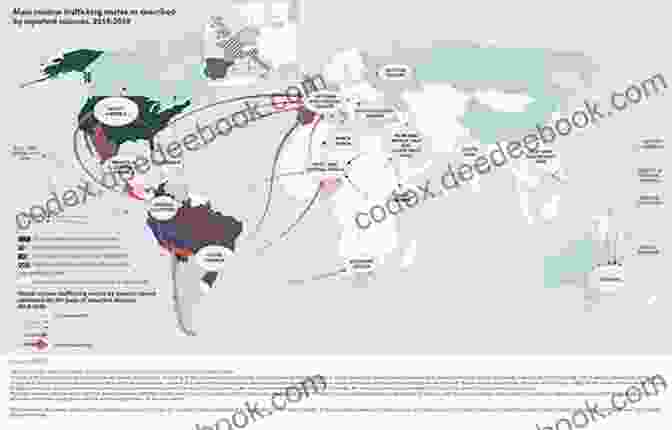 A World Map Depicting The Major Trafficking Routes And Production Centers Of The Global Drug Trade Dopeworld: Adventures In The Global Drug Trade