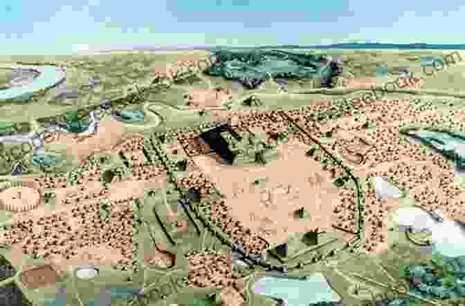 Aerial View Of A Large Ancient Mound Complex Mysteries Of The Ancient Mounds