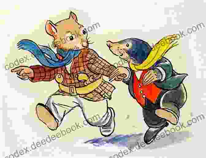An Illustration Of Mole And Ratty Playing Make Believe Dream Days : With Original Illustrated
