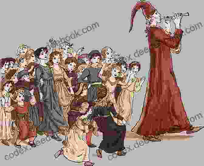 An Illustration Of The Children Following The Piper Dream Days : With Original Illustrated