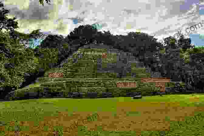 Atmospheric Photograph Of Ancient Maya Ruins Peeking Through Dense Vegetation The Maya Mystery (Museum Adventures 1)