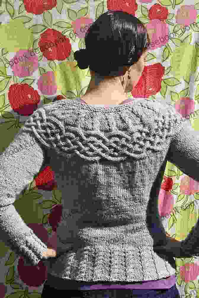 Cozy Knitted Sweater With Intricate Cable Patterns Celebrations Of Stitching: A Special Collection Of Needlecraft Creations From More Than 70 Designers Worldwide