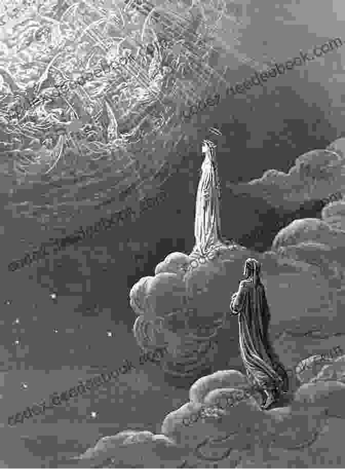 Gustave Doré's Illustration Of Dante And Virgil Ascending To Paradise, Surrounded By Ethereal And Cosmic Spheres. Paradise (The Divine Comedy) Gustave Dore