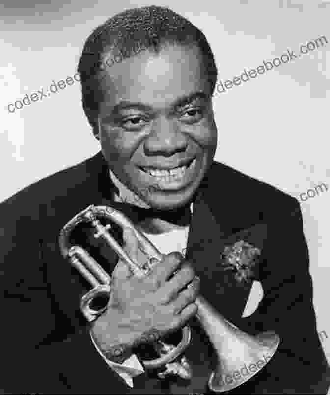 Louis Armstrong Holding A Trumpet, Captivating Audiences With His Legendary Solos Hotter Than That: The Trumpet Jazz And American Culture