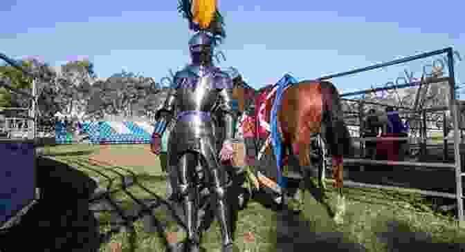 Martin And Sir Galahad Participating In A Jousting Tournament, Surrounded By Knights And Spectators. Martin And The Knight (Adventures 12)