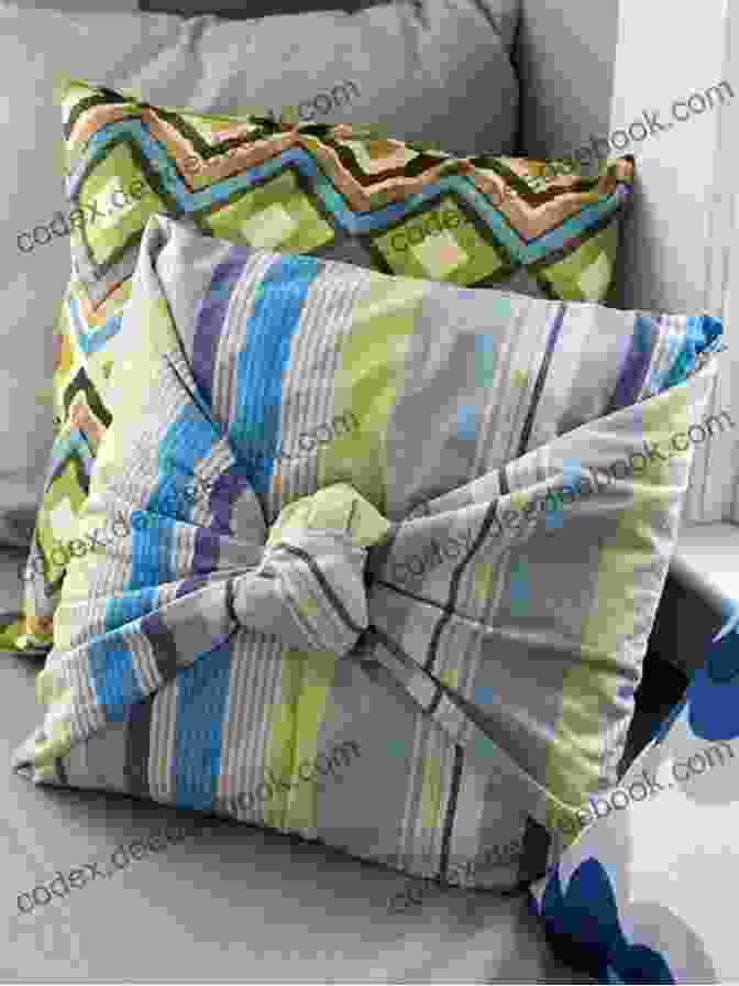Plump No Sew Throw Pillows Add Comfort And Style To A Sofa. Arm Knitting: 30 No Needle Projects For You And Your Home