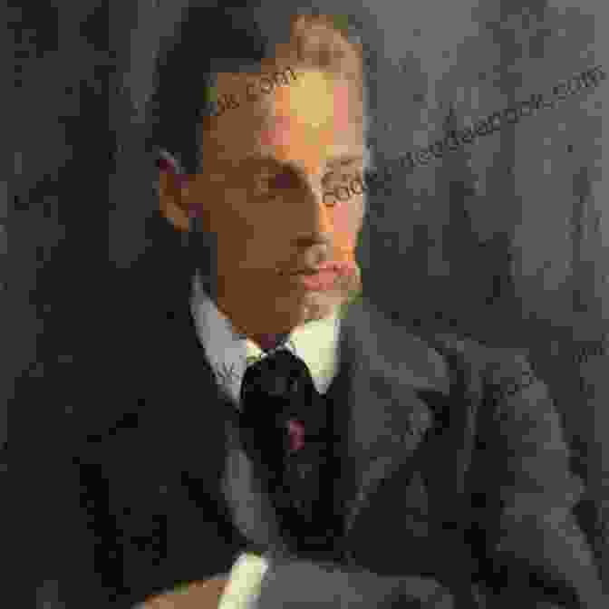 Portrait Of Rainer Maria Rilke, A Contemplative Expression On His Face La Movida Rainer Maria Rilke