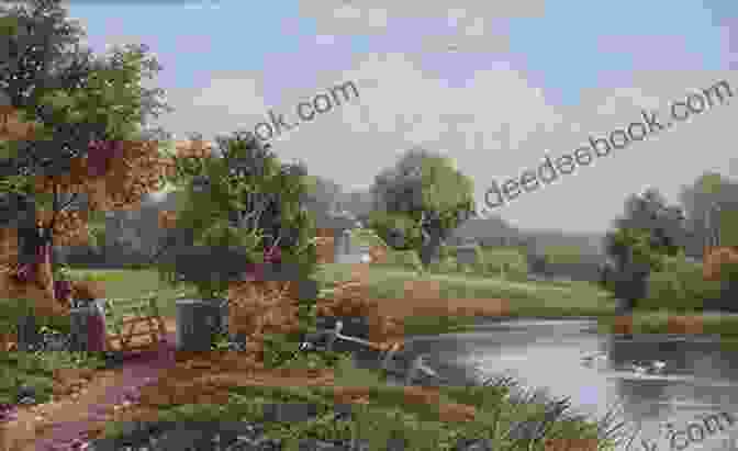 Shire Summer By Philippe Nessmann Painting Depicting A Tranquil Rural Scene Shire Summer Philippe Nessmann