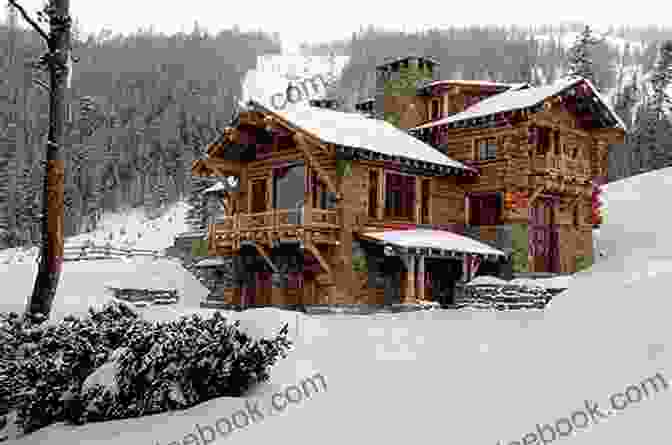 The Northern Lights Lodge Exterior, With Its Rustic Wooden Facade And Snow Covered Surroundings The Northern Lights Lodge: A Cosy Feel Good Romcom To Snuggle Up With (Romantic Escapes 4)