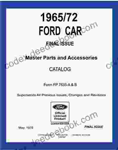 1965 72 Ford Car Master Parts And Accessory Catalog